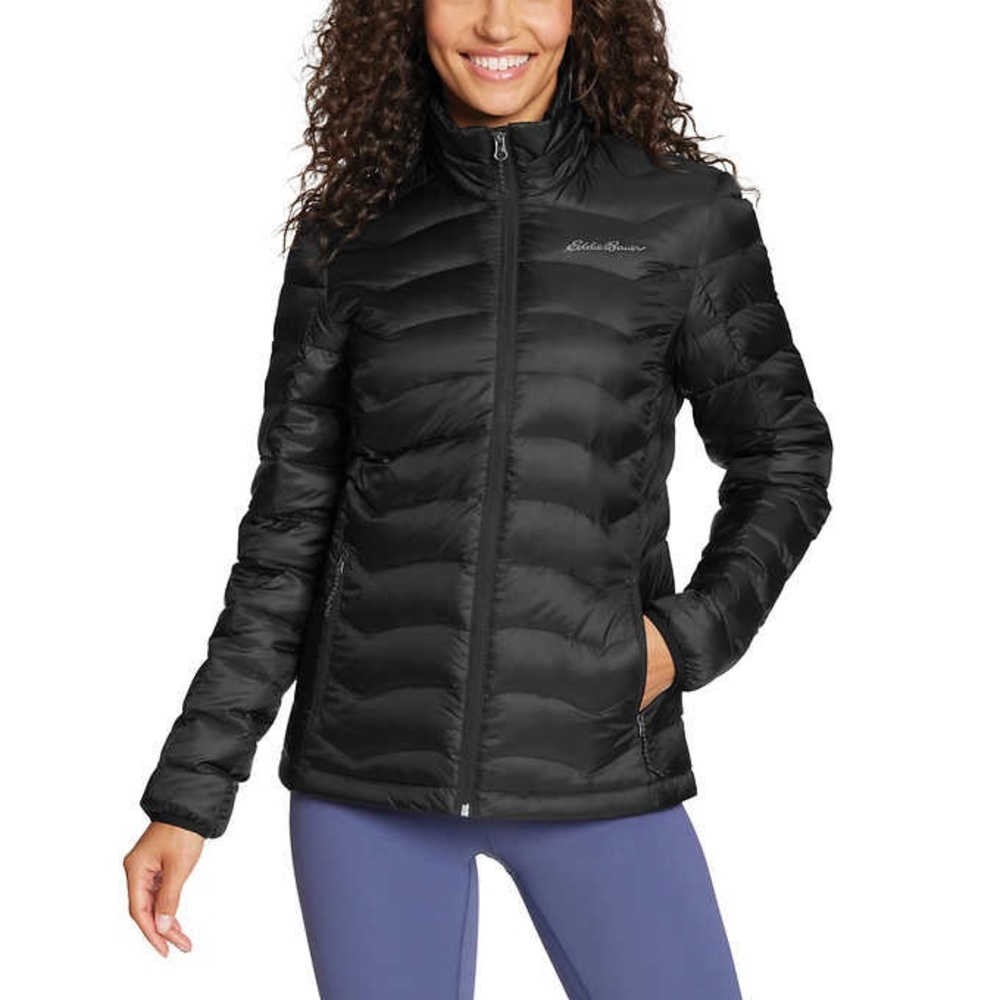 Eddie Bauer Women's Packable Down Lightweight Puffer Jacket Liner Large NWOT New
